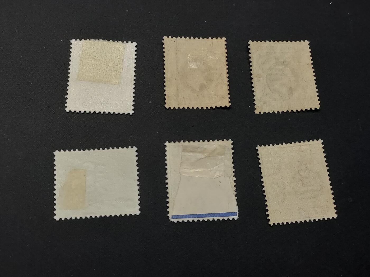 博彦收藏   2月28日 8点邮票专场 全场包邮 香港 早期普票新票6枚 上品