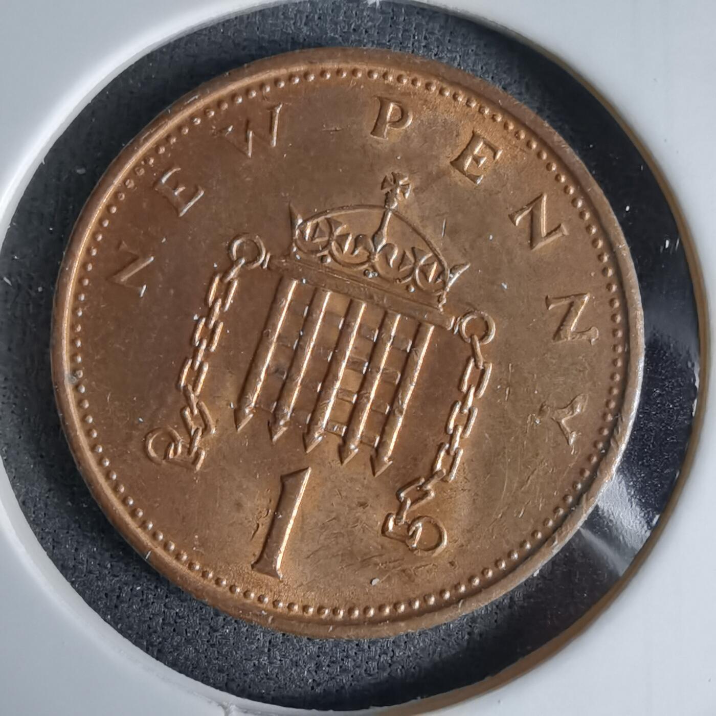 沼泽如烟--第992场 英国1981年1便士