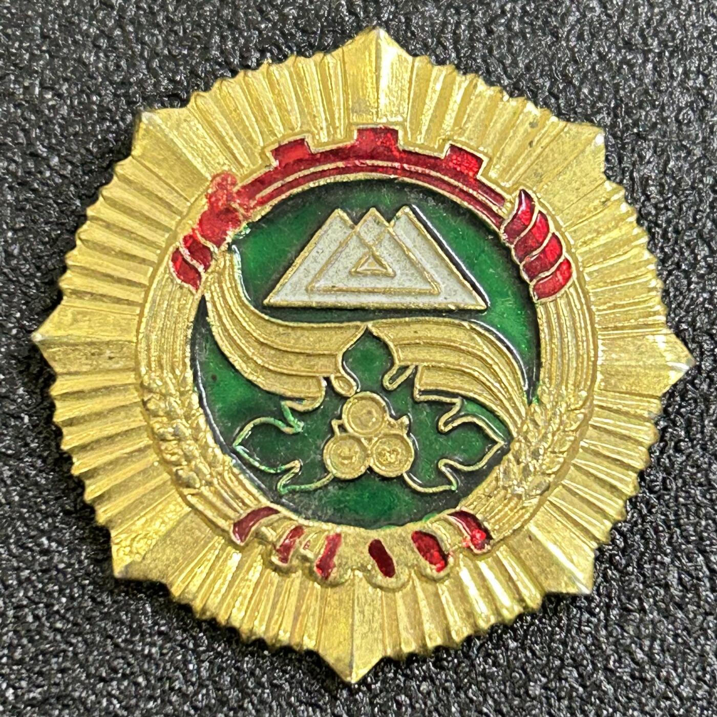 西秦中古拍卖第七十七期 2026马年新春专场 本场拍品年初九发出 新疆克孜勒苏柯尔克孜自治州工作30周年荣誉证章 铜制