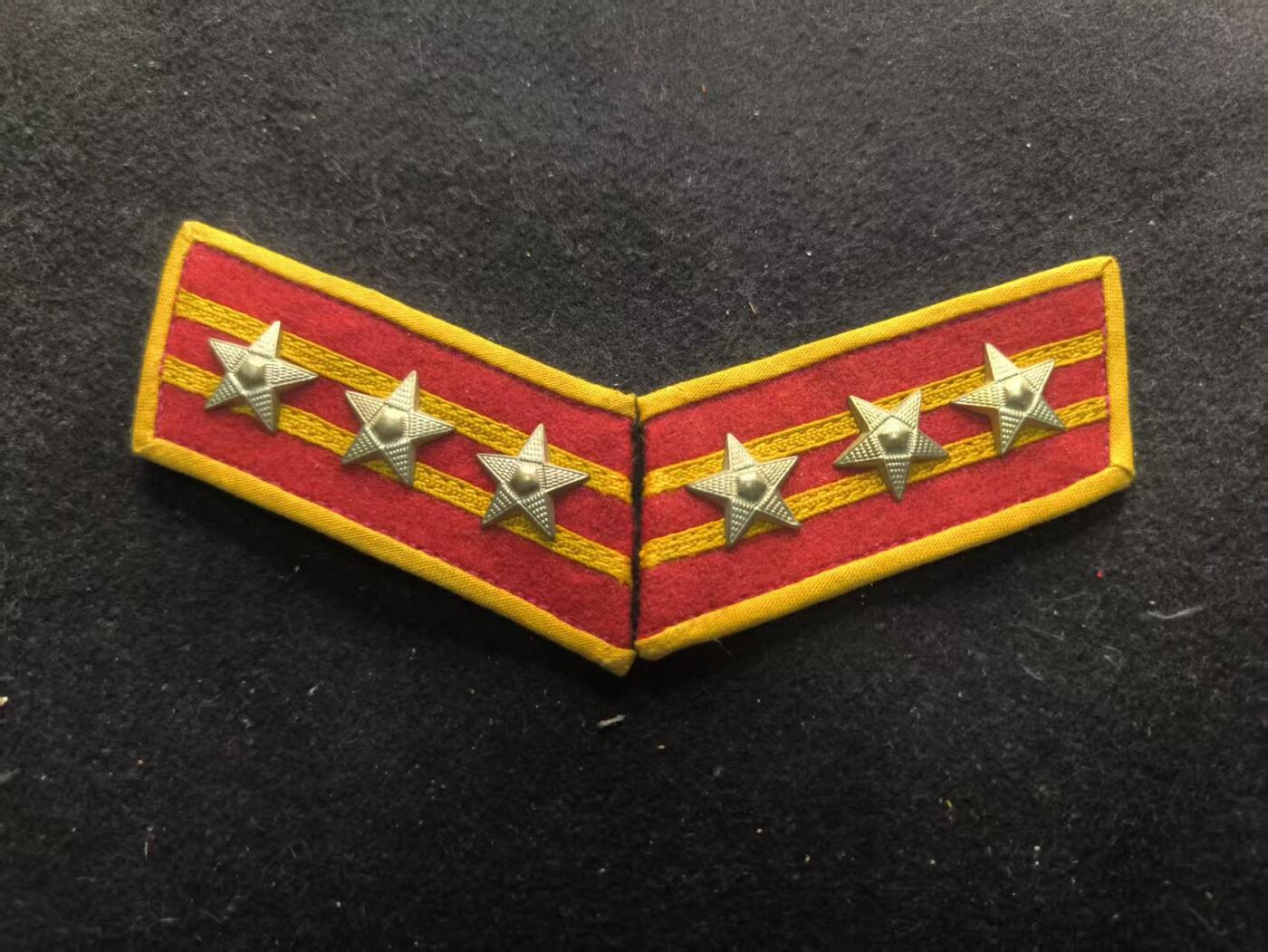 （450件拍品！制服徽章盛宴）罗岚⭐爱藏⭐年前甄选大拍场-店主清仓处理-分享拍场额外现金红包（实体经营） su-M55式陆上校领章 早期铜星版 鎏银完美好品