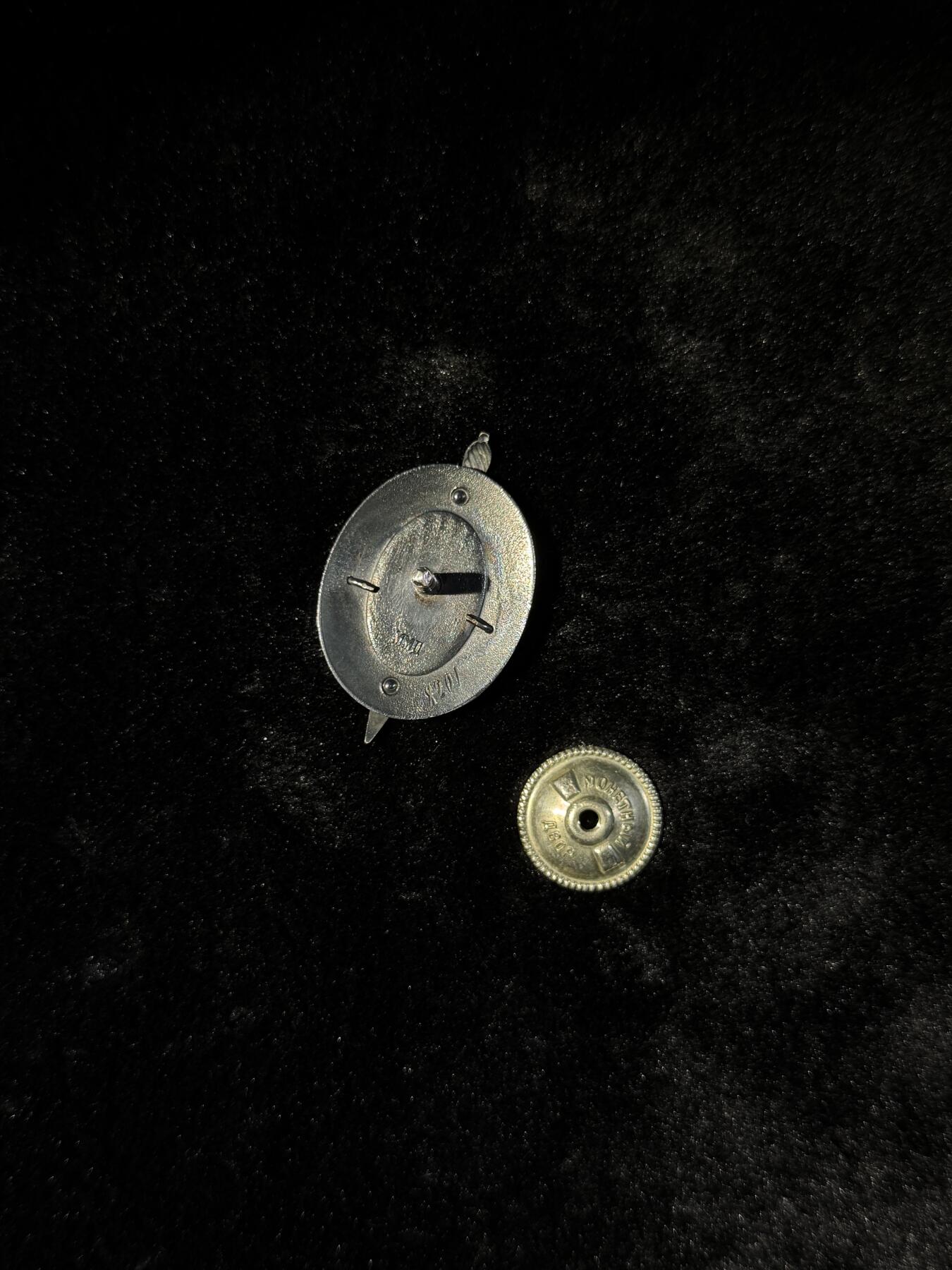 欢庆春节！戎马世界章牌大赏第111期春节大拍 苏联内务部荣誉成员证章，银制