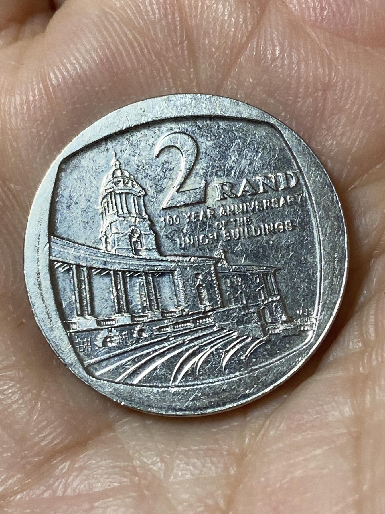 2026年第二十三场(总第一百九十二场）外国好品散币场(年后发货) 南非🇿🇦2014单年份2兰特(联盟成立100周年纪念币)