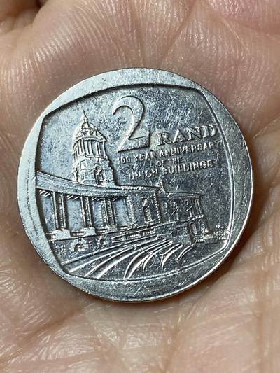 2026年第二十三场(总第一百九十二场）外国好品散币场(年后发货) - 南非🇿🇦2014单年份2兰特(联盟成立100周年纪念币)