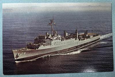 盛世勋华——号角文化勋章邮票专场拍卖第305期 - 美国冷战时期军舰专题明信片 美国海军“托马斯顿”号船坞登陆舰（LSD-28）