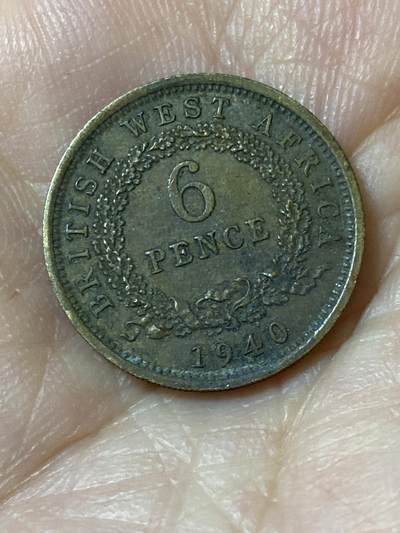 2026年第二十三场(总第一百九十二场）外国好品散币场(年后发货) - 英属西非1940年6便士(乔治六世第一版)