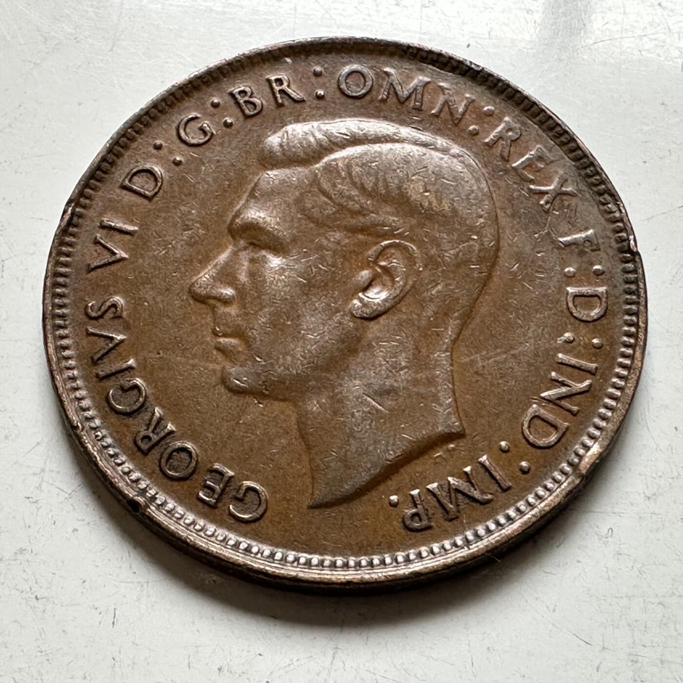 🌹外币初藏🌹🐯2026年第19场 快递已停，正月十五后再发 澳大利亚1948年一便士