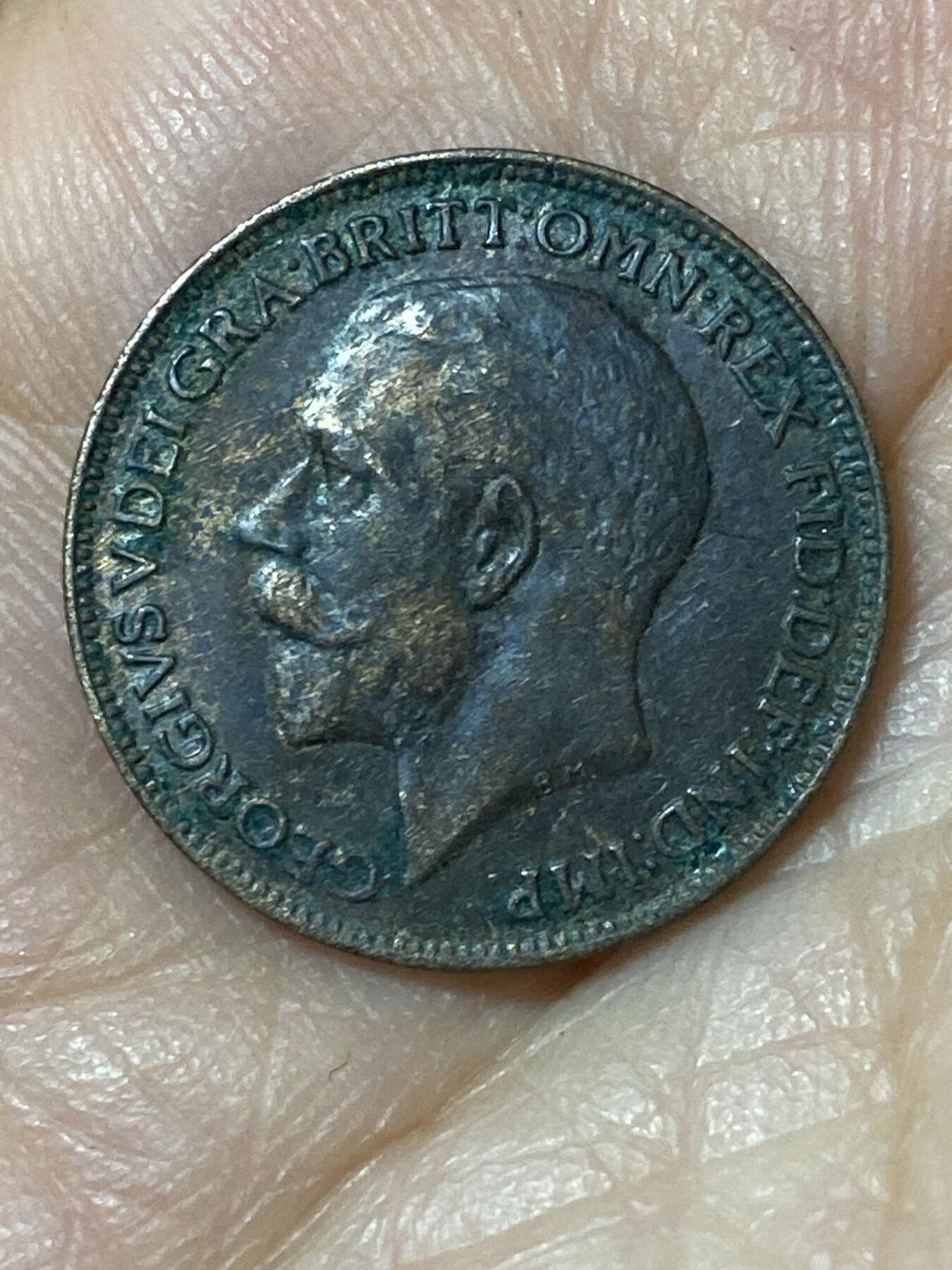 2026年第二十四场(总第一百九十三场）外国好品散币场(免佣金) 英国🇬🇧1923年1法新(乔治五世第二版)