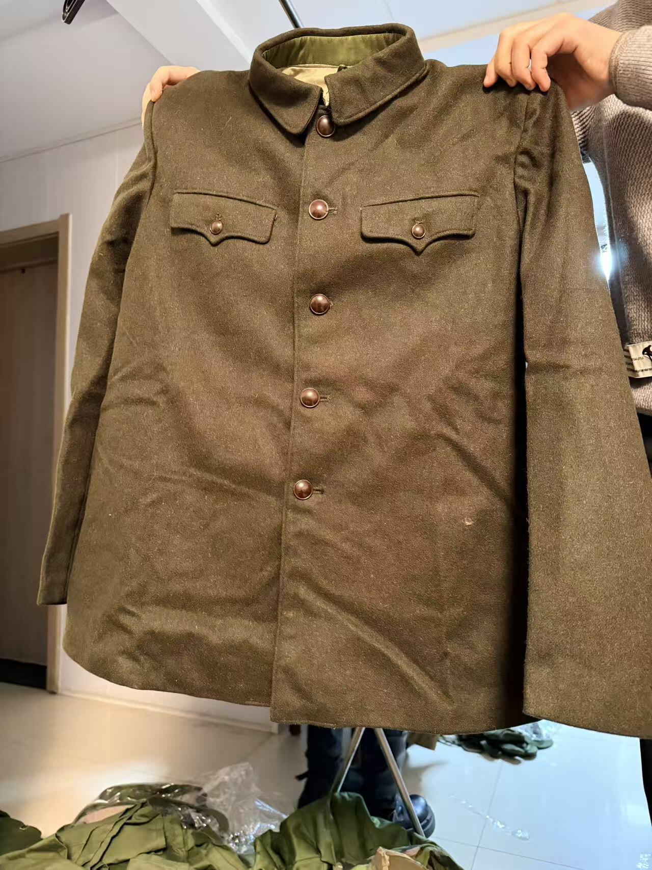 （450件拍品！制服徽章盛宴）罗岚⭐爱藏⭐年前甄选大拍场-店主清仓处理-分享拍场额外现金红包（实体经营） su-M65式陆船运麦尔登呢服 全新原套1号尺码  冬季完美出片  101、小王同款