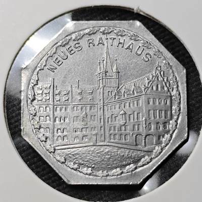 KK钱币收藏小铺  第397期 百期特怕（四拍之一） 2月预留时间 周末发货 -  ND(1920-1921) 德紧纽伦堡 20芬尼铝币