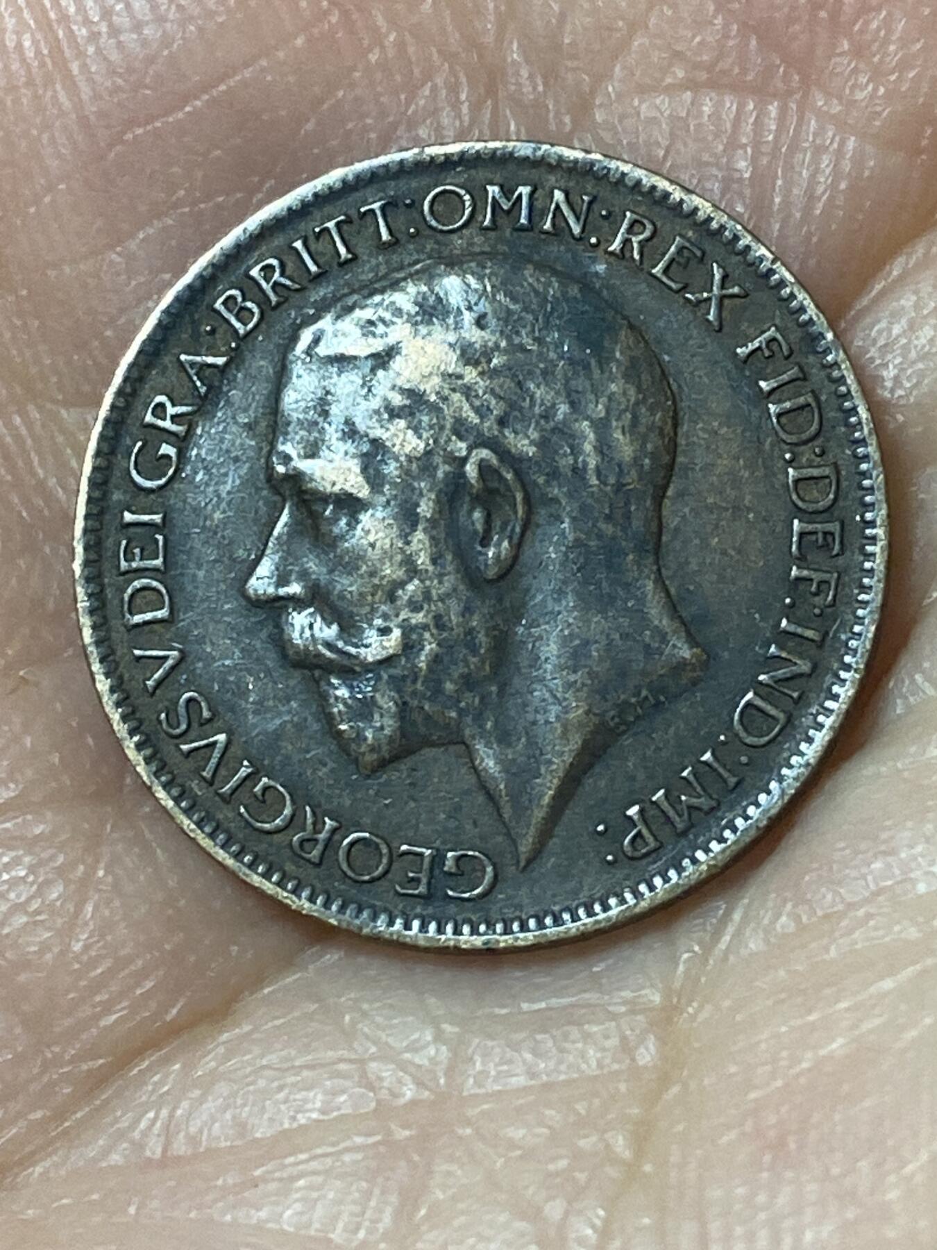 2026年第二十四场(总第一百九十三场）外国好品散币场(免佣金) 英国🇬🇧1915年1法新(乔治五世第一版)