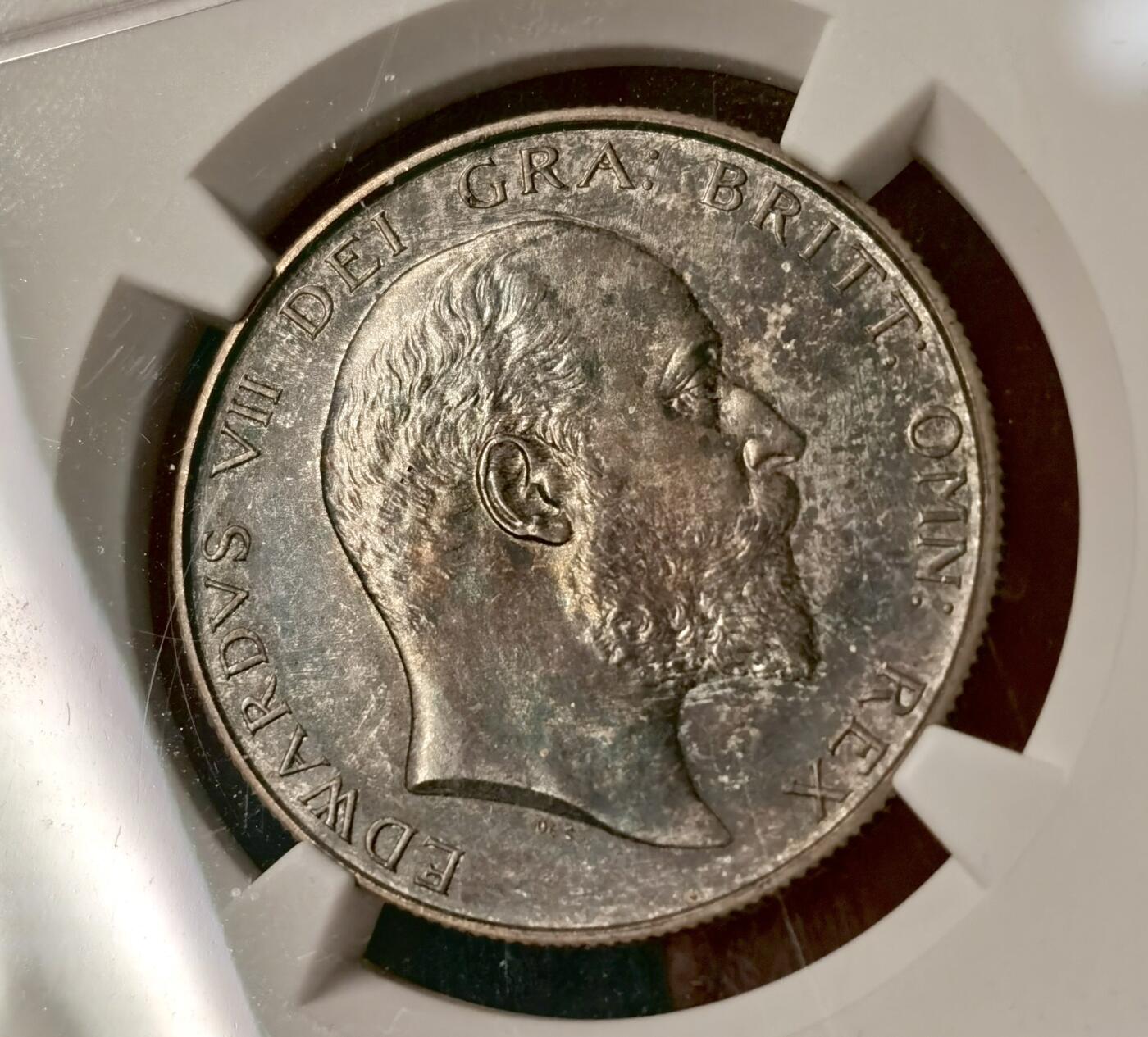 “福币呈祥”新年甄品场（直播拍卖）甄臻铺-世界币章拍卖（第50期），送拍享返佣金等优惠多多 英国爱德华七世银币精致全套 一共九枚 一单送评 编号001-009 包浆精美且一致 一步到位的状态 终生收藏