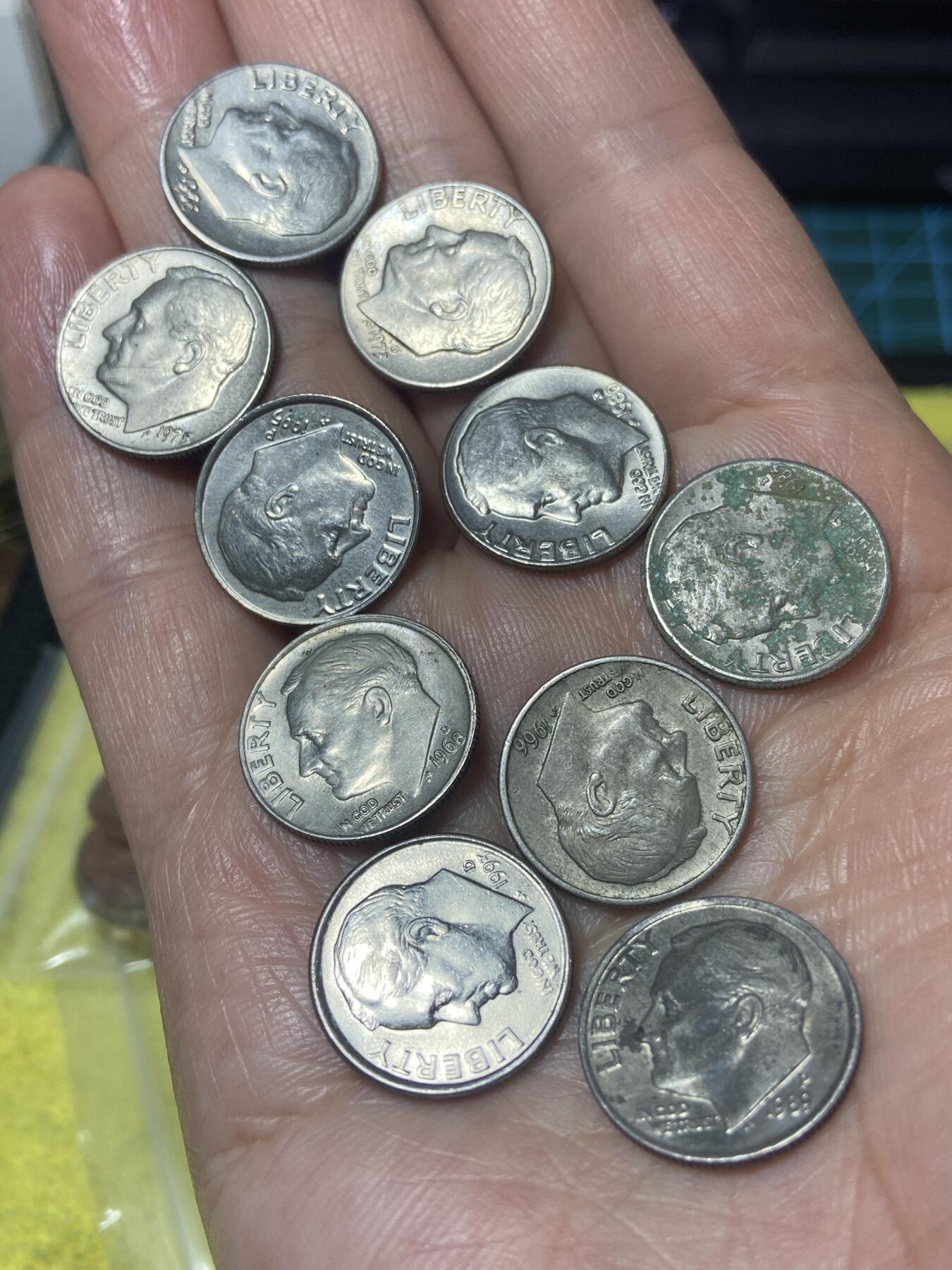 2026年第二十四场(总第一百九十三场）外国好品散币场(免佣金) 美国🇺🇸各年份1角10枚