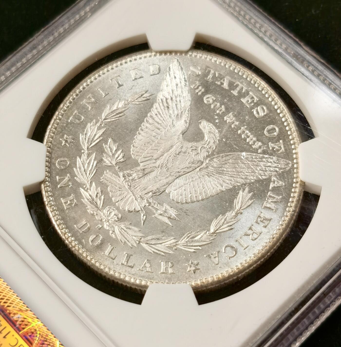 “福币呈祥”新年甄品场（直播拍卖）甄臻铺-世界币章拍卖（第50期），送拍享返佣金等优惠多多 NGC-MS64 美国 1878年S  摩根1美元 首发摩根年份 银光闪闪 严评 藏友无法忽视的首发年份 硬通货