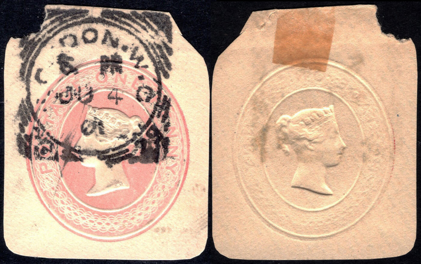 洪涛臻品批发群 精选邮票限时拍卖第1260期  百多年文物！19世纪黑便士同期的维多利亚女王 邮资图 压凸版丝毫毕现 十分精致