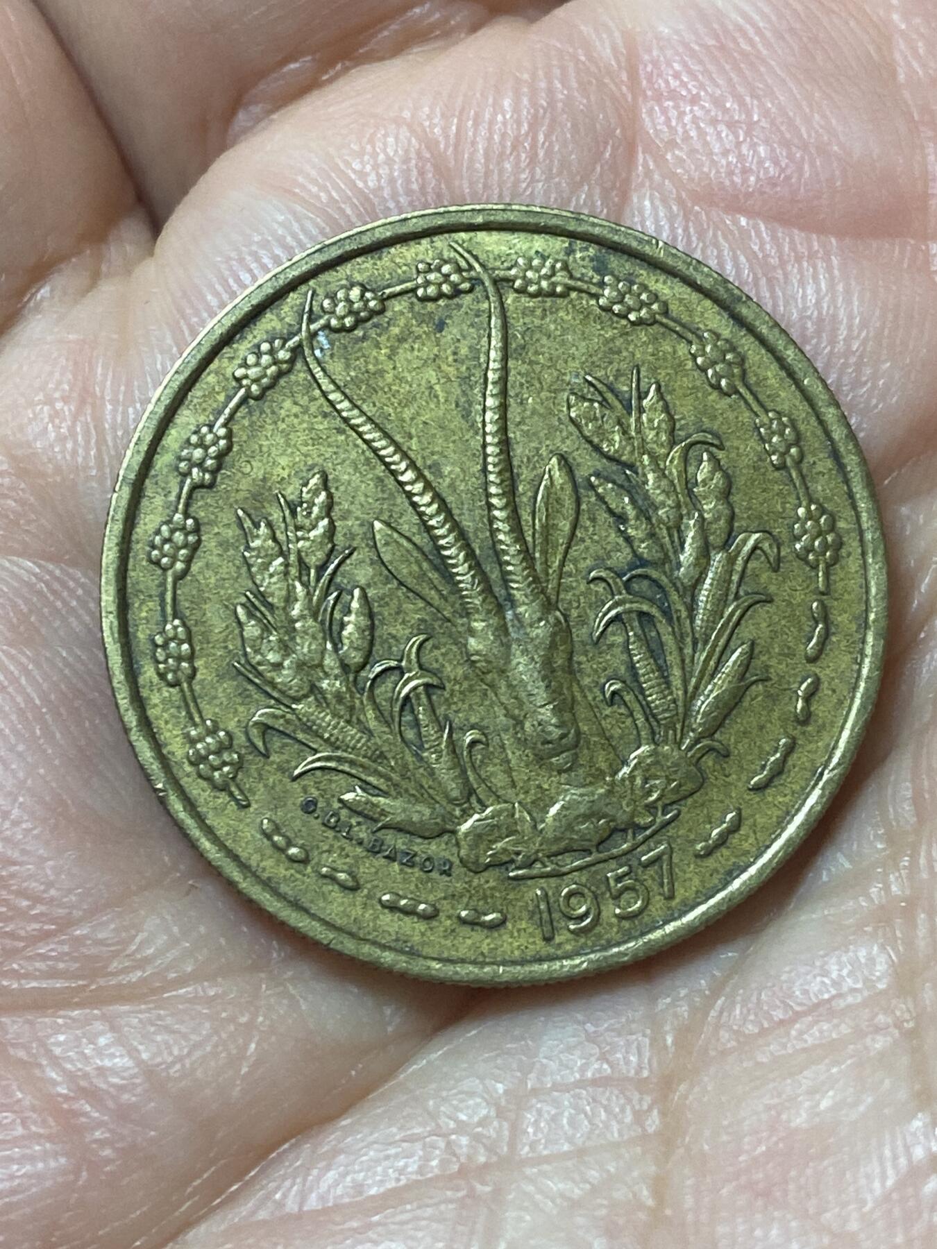 2026年第二十四场(总第一百九十三场）外国好品散币场(免佣金) 法属西非多哥1957单年份25法郎