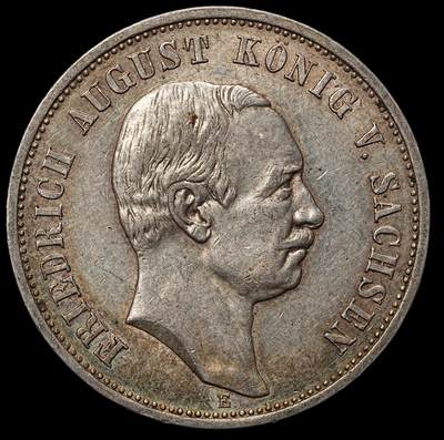 修遠堂世界钱币第105期，马年首拍 - 1912年萨克森3马克银币