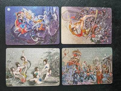 阳大大卡牌拍卖第103期（持续收拍品，周五晚上九点截拍，进群福利早知道） 【粗闪套】橙卡文化 百媚西游篇 画画的三哥 粗闪22张 卡背与半粗不同