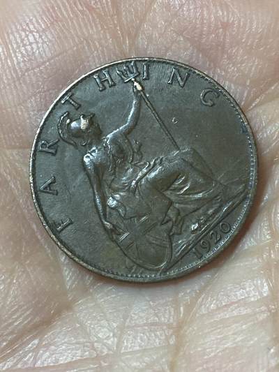 2026年第二十四场(总第一百九十三场）外国好品散币场(免佣金) - 好品–英国🇬🇧1920年1法新(乔治五世第二版)