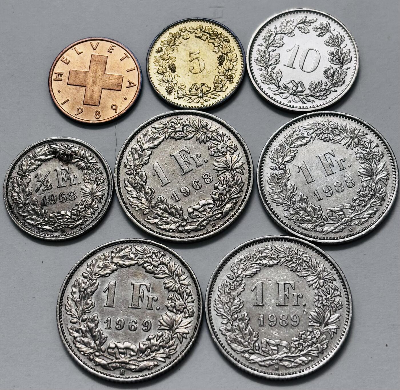 【金马踏春，泉马奔腾】2026 年新年贺岁场，（定于年初五接财神截拍）祝各位老板马到成功，马上有钱，愿岁岁平安喜乐顺遂 全新，原光，带光好品瑞士 1 分-1 法郎 8 枚，细节见图