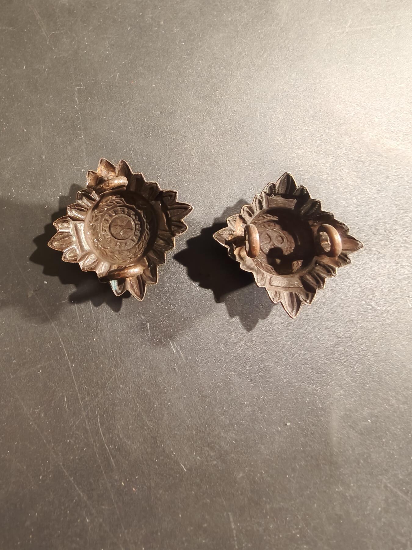 老王徽章第182期 英国军衔配饰一组     巴斯星    一战时期