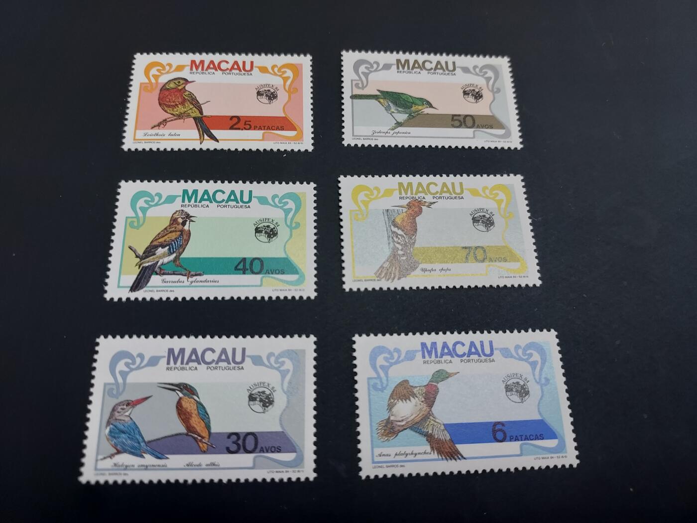 博彦收藏   2月28日 8点邮票专场 全场包邮 澳门鸟新全 全新