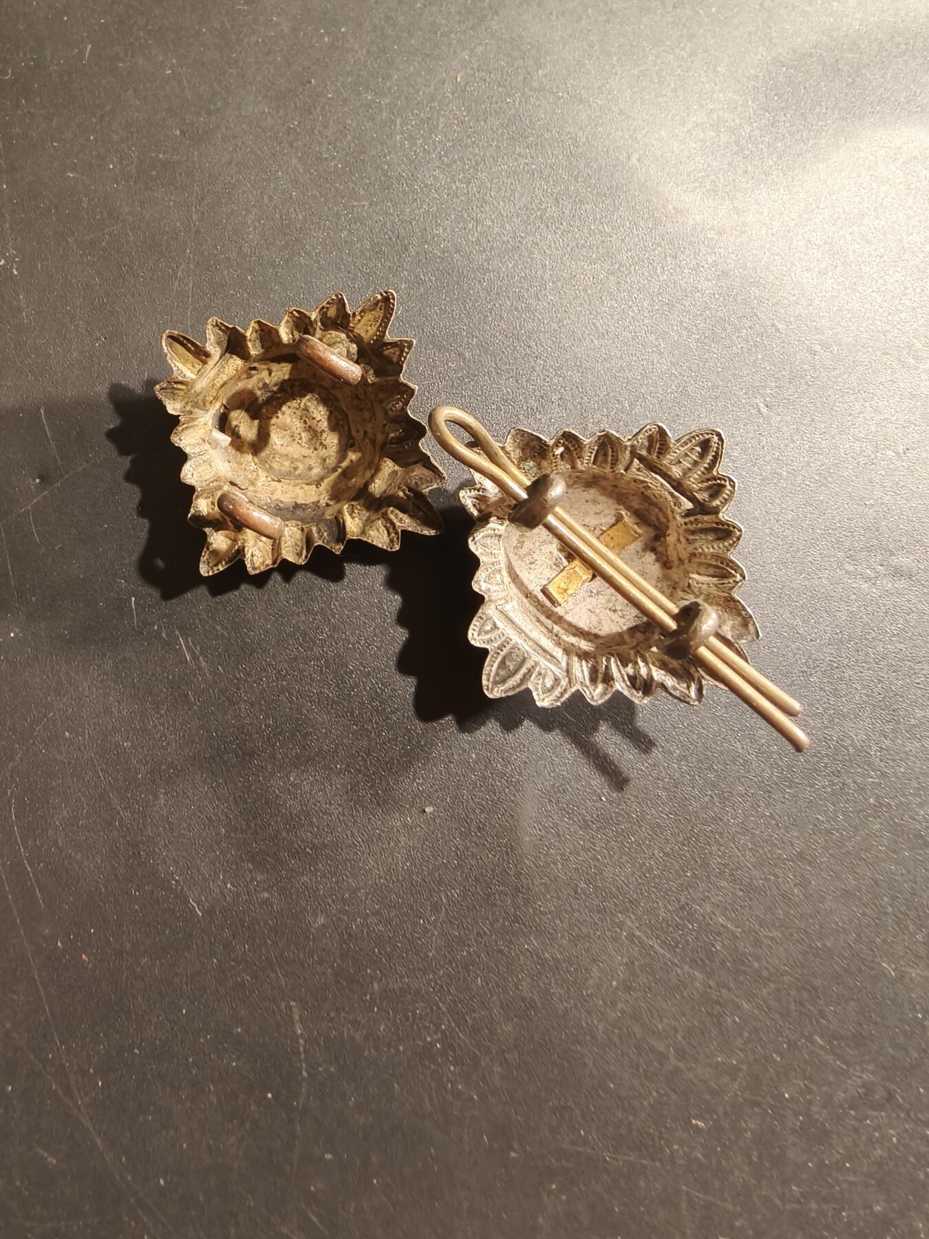 老王徽章第182期 英国军衔配饰一组     巴斯星    一战时期