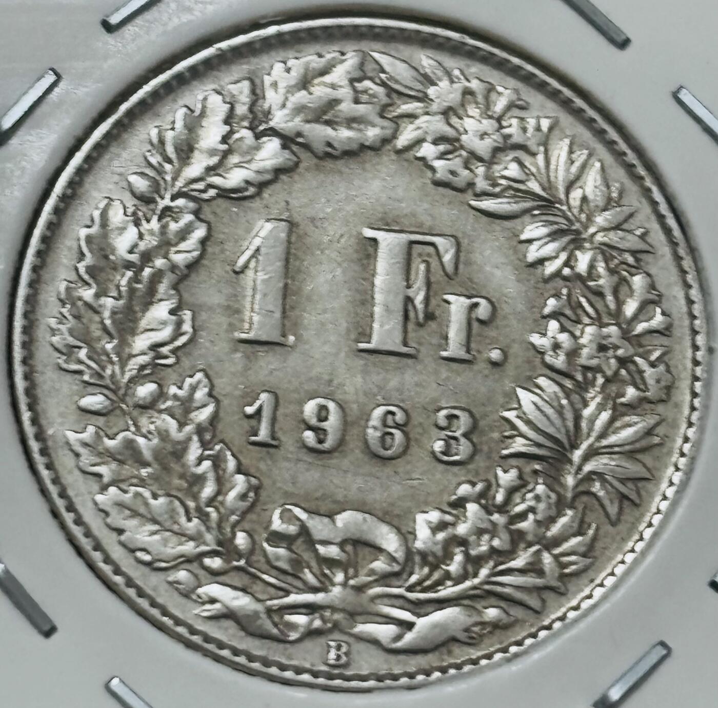 【金马踏春，泉马奔腾】2026 年新年贺岁场，（定于年初五接财神截拍）祝各位老板马到成功，马上有钱，愿岁岁平安喜乐顺遂 美品 1963 年瑞士 1 法郎银币，5 克 835 银