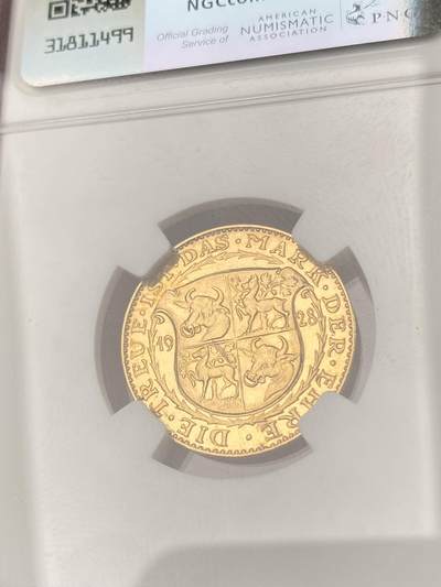 万国钱币拍卖第061期（马年首拍） NGC PF63CAM 1928年德国魏玛共和国兴登堡总统80大寿纪念精制20马克币章 卡尔哥茨名誉设计品种 精铸镜面收藏级 6.58G 900金