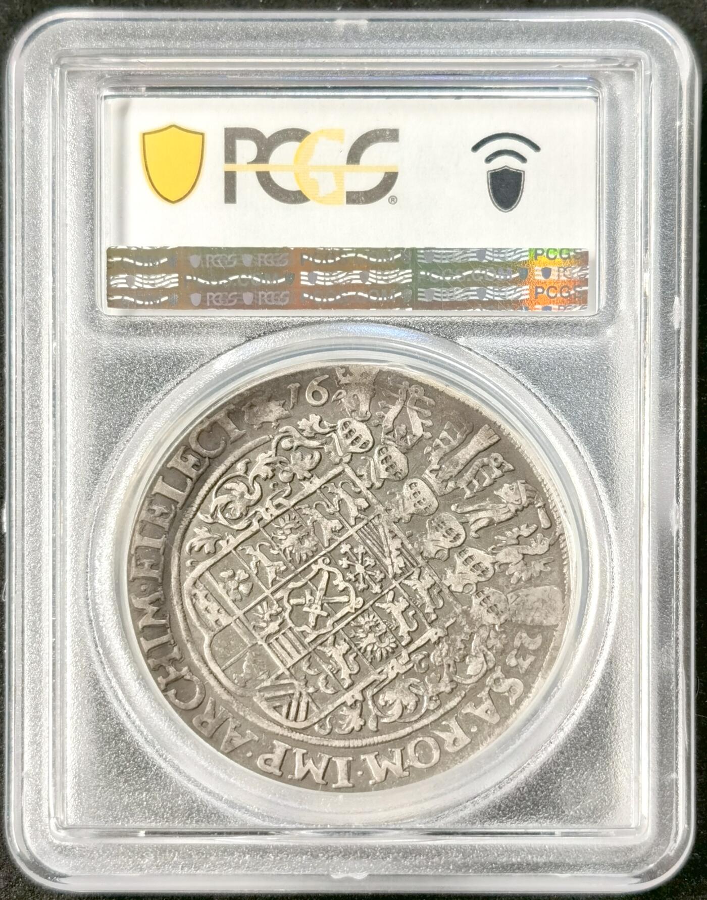 “福币呈祥”新年甄品场（直播拍卖）甄臻铺-世界币章拍卖（第50期），送拍享返佣金等优惠多多 PCGS-XFD 神圣罗马帝国-德国萨克森1623年约翰.格奥尔格一世戎装像1泰勒大银币，原味酱彩老包浆，经典品种