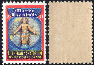 洪涛臻品批发群 精选邮票限时拍卖第1255期  - 美国圣诞节封缄票1941年 圣子  原胶好品