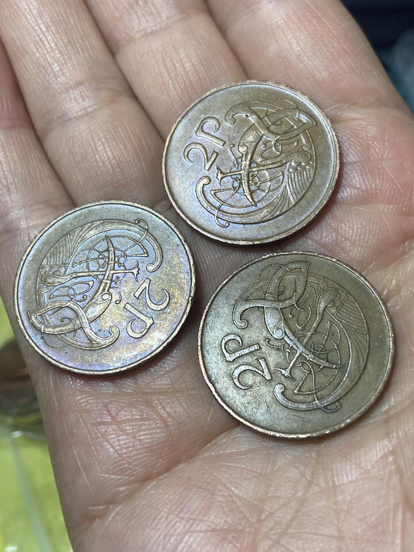 2026年第二十四场(总第一百九十三场）外国好品散币场(免佣金) 爱尔兰🇮🇪2便士3枚：1971年79年80年