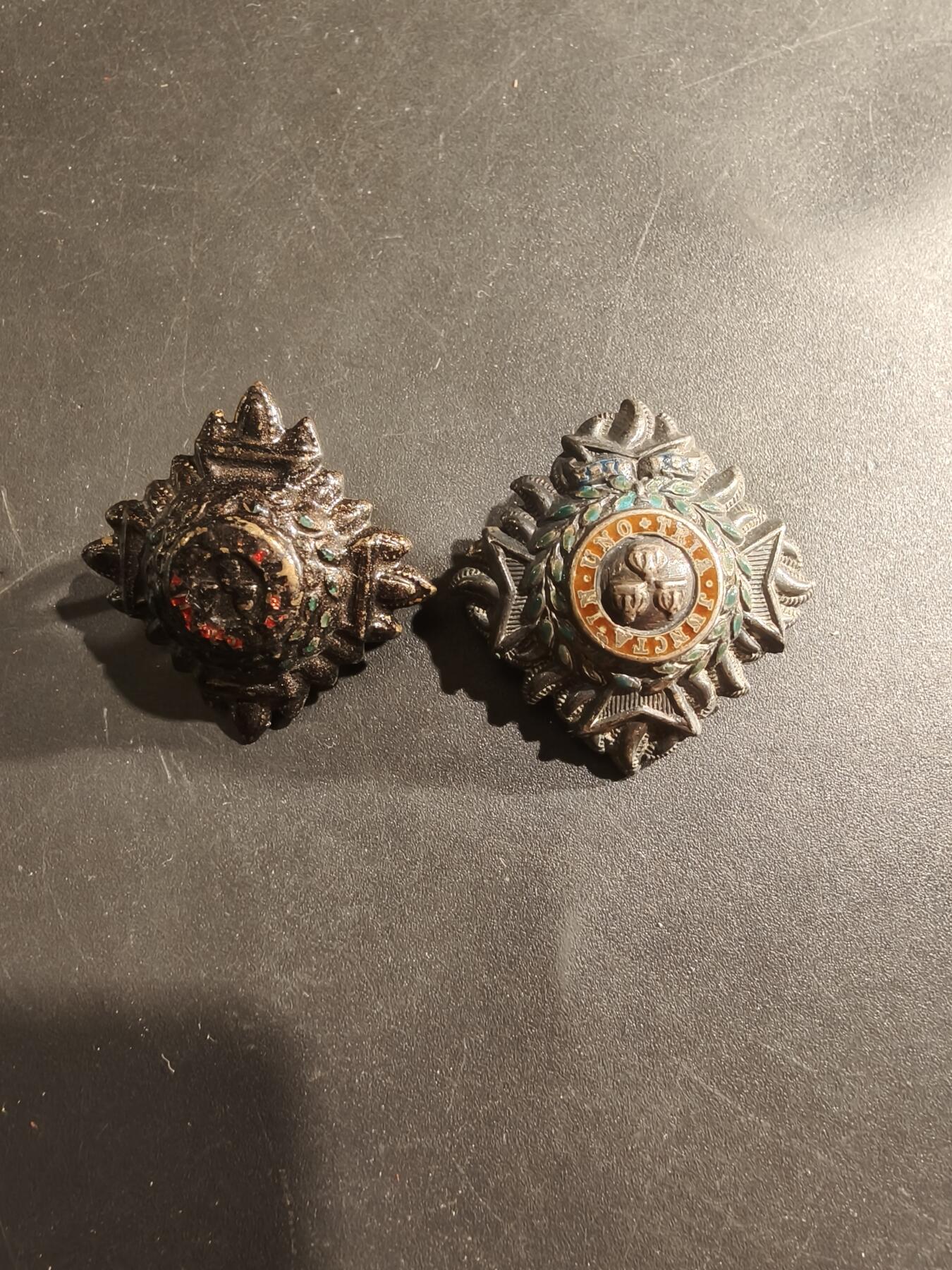 老王徽章第182期 英国军衔配饰一组     巴斯星    一战时期