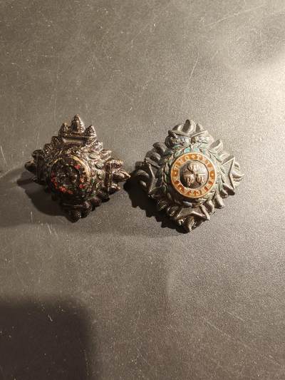 老王徽章第182期 - 英国军衔配饰一组     巴斯星    一战时期