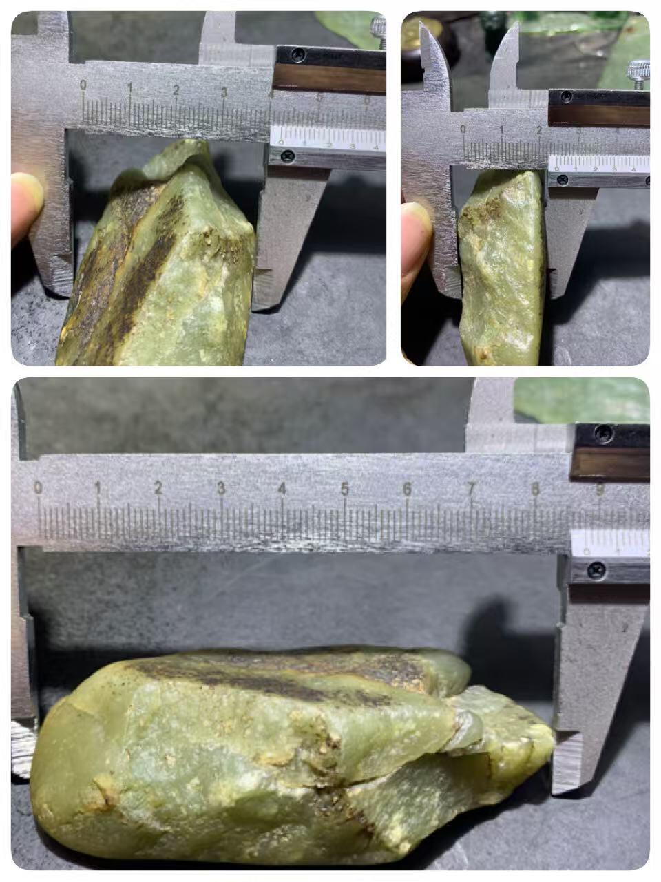 新疆戈壁风化纹和田玉青玉原石一颗，