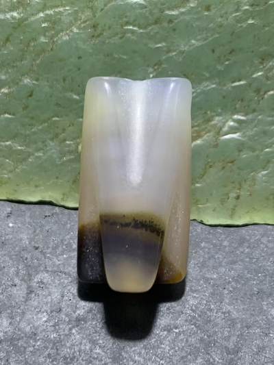 高玉化巴西玛瑙通货蛇节珠一个 - 高玉化巴西玛瑙通货蛇节珠一个