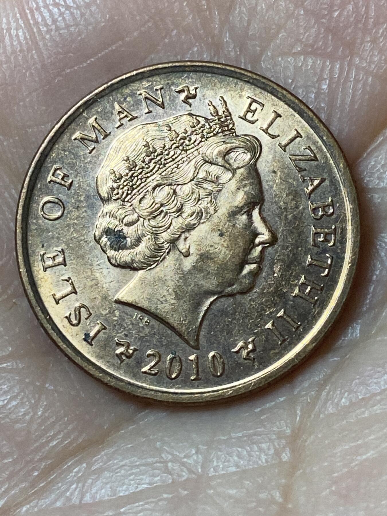 2026年第二十四场(总第一百九十三场）外国好品散币场(免佣金) 英属马恩岛🇮🇲2010年1便士(伊丽莎白二世老年第三套)