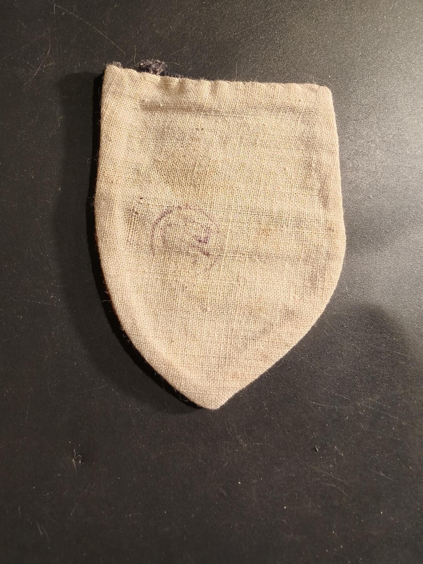 老王徽章第182期 美国二战中缅印战区臂章   棉线材质，底衬完整