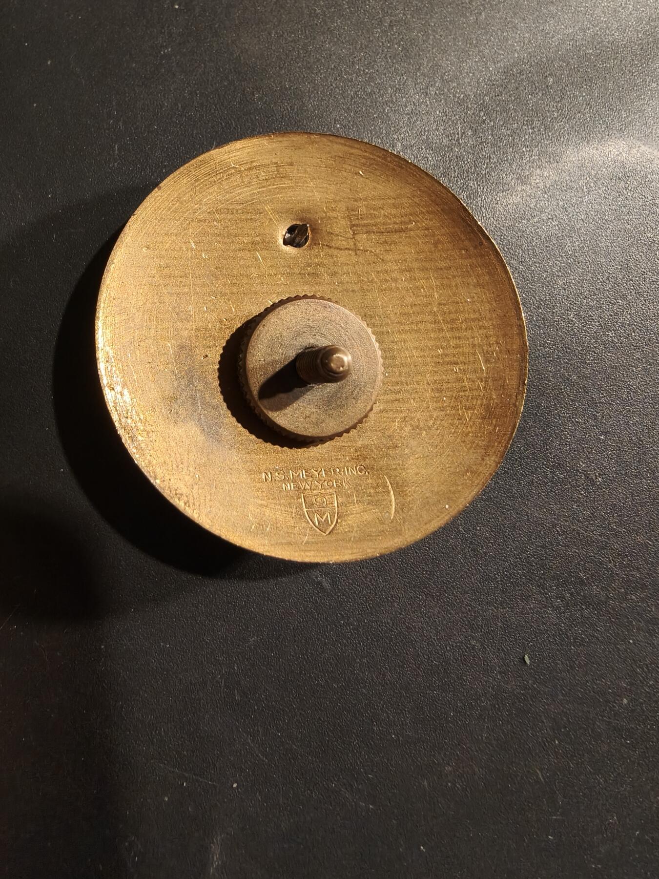 老王徽章第182期 美国陆军大檐帽帽徽   带梅耶厂厂标