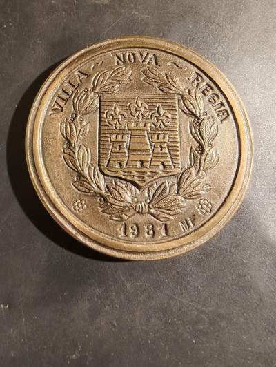 老王徽章第182期 - 法国铜章    直径70mm    重量207.8g