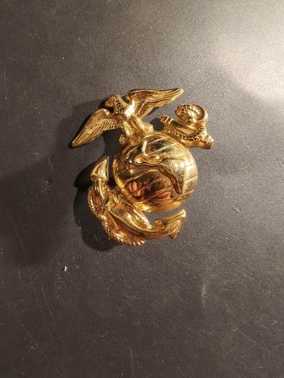 老王徽章第182期 - 美国海军陆战队大檐帽帽徽