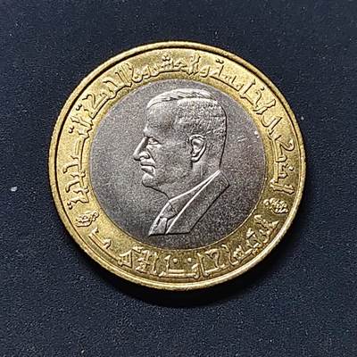 【全场包邮】纯粹捡漏拍502场 - 叙利亚1995年25镑哈菲兹阿萨德当选总统25周年双色纪念币