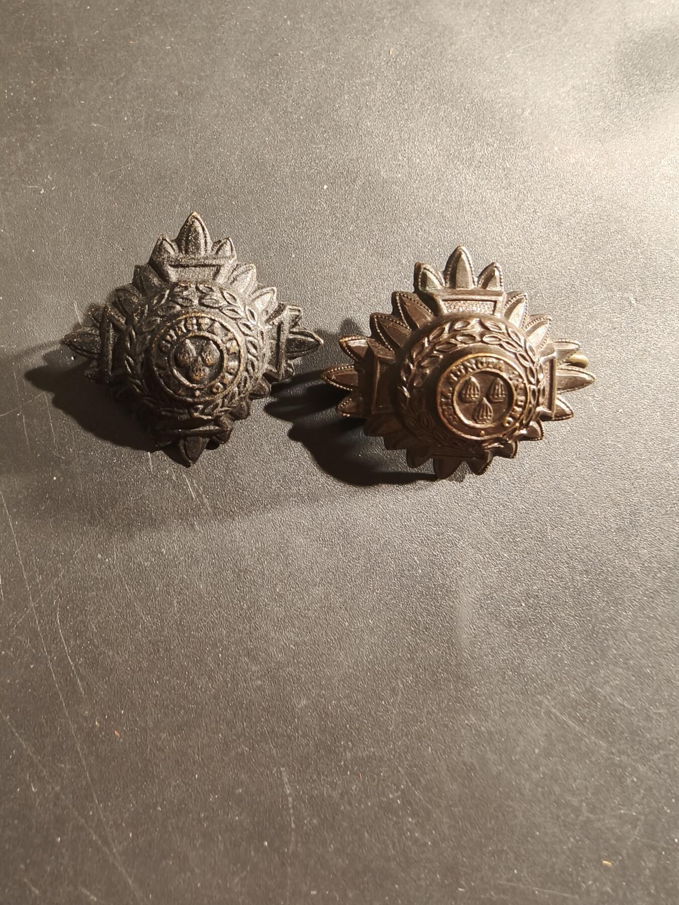 老王徽章第182期 英国军衔配饰一组     巴斯星    一战时期