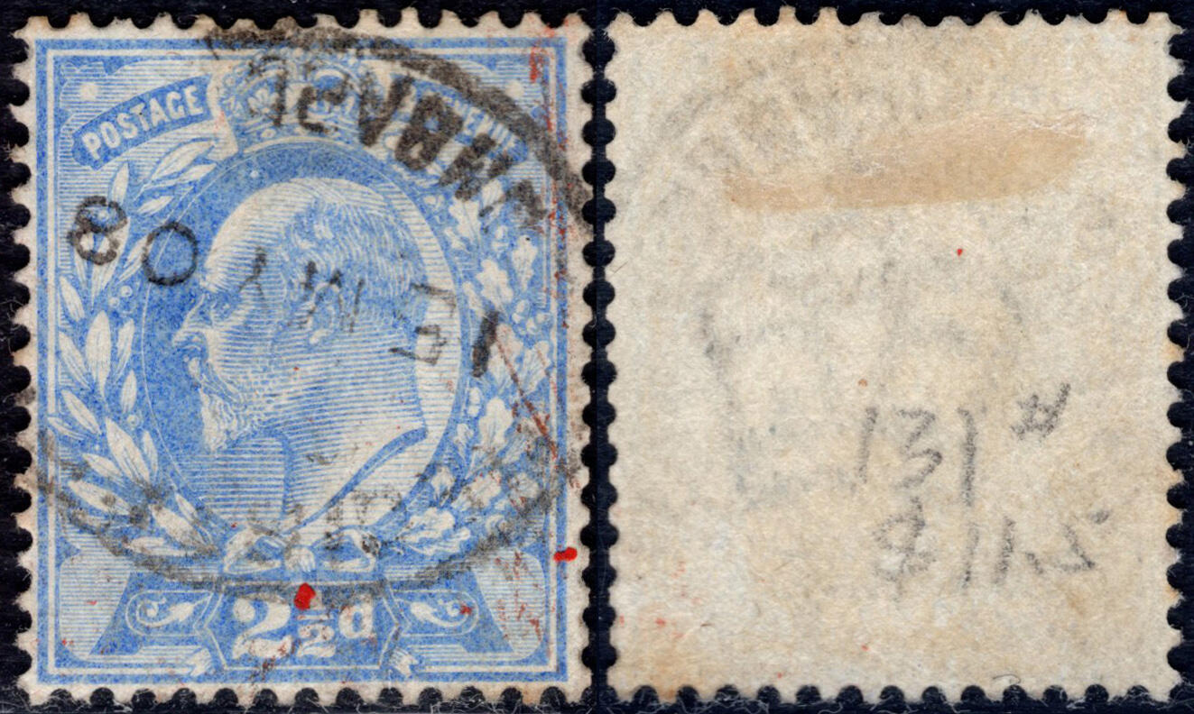 洪涛臻品批发群 精选邮票限时拍卖第1260期  英国1902爱德华七世2.5分旧 2017标价旧$11.5美元