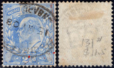 洪涛臻品批发群 精选邮票限时拍卖第1260期  - 英国1902爱德华七世2.5分旧 2017标价旧$11.5美元