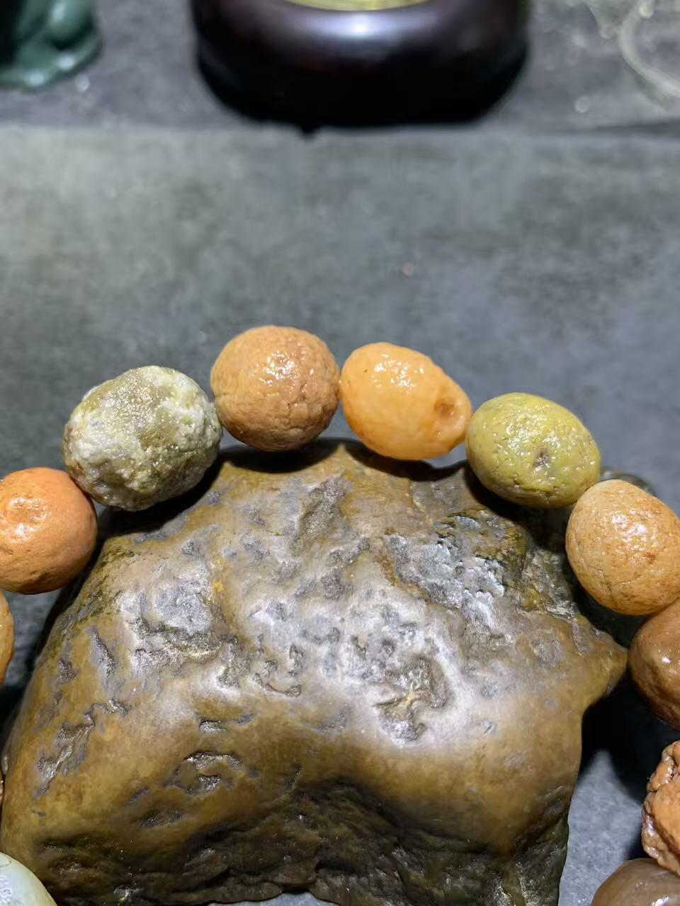 精美阿拉善多宝筋脉石原石手串一条，