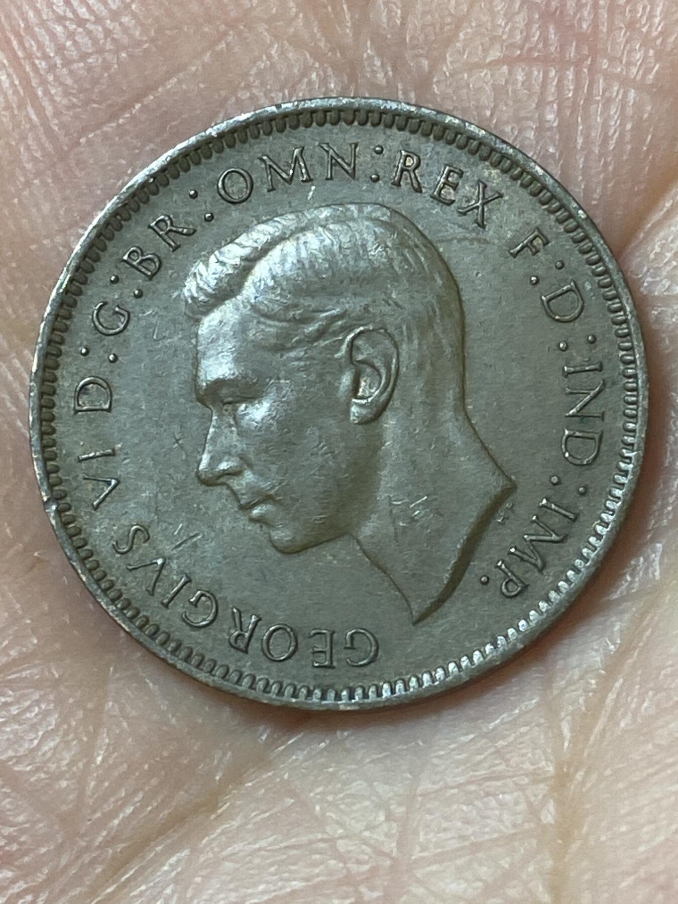 2026年第二十四场(总第一百九十三场）外国好品散币场(免佣金) 英国🇬🇧1948年1法新(乔治六世第一版关门年)