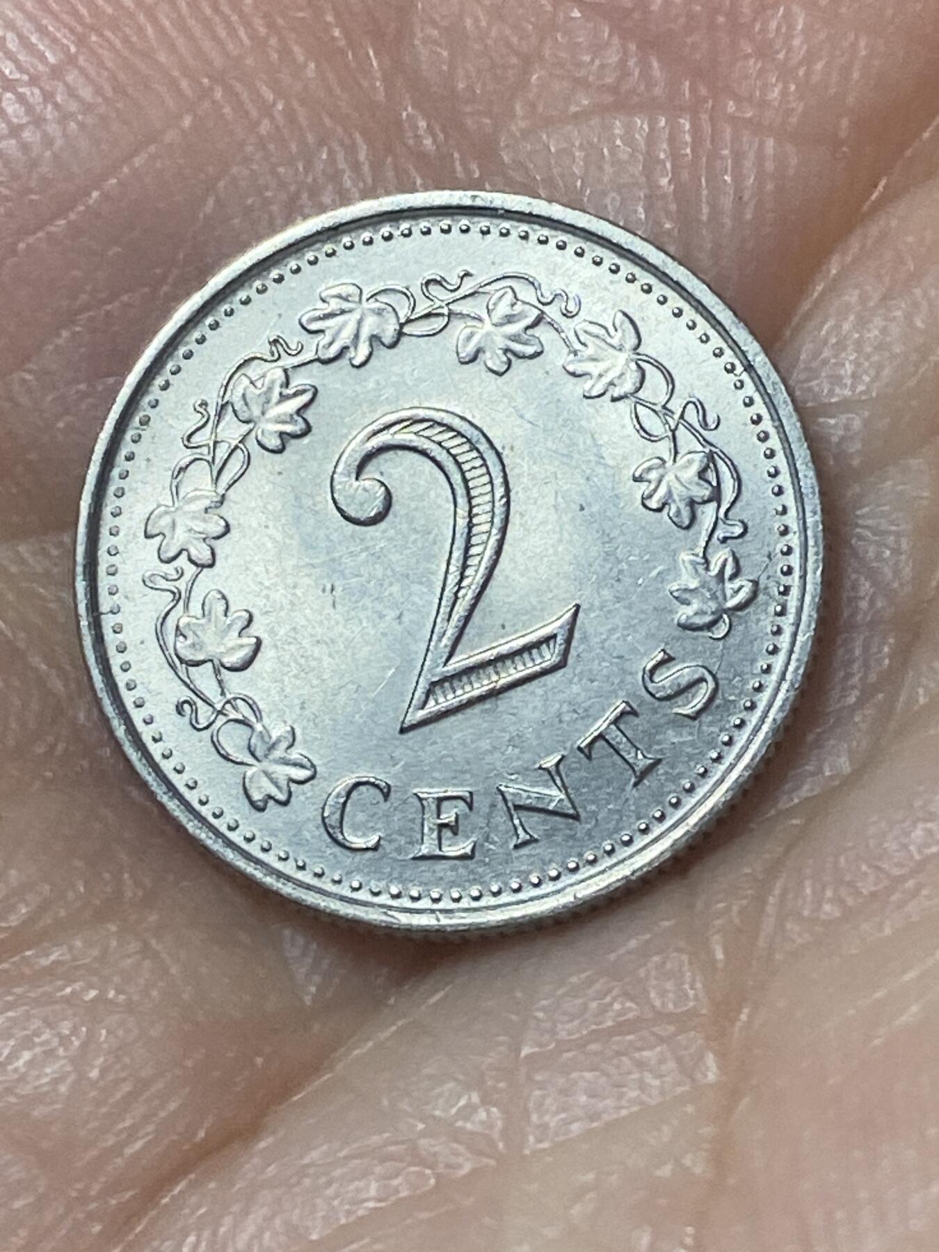 2026年第二十四场(总第一百九十三场）外国好品散币场(免佣金) 马耳他🇲🇹1977年2分(第一套)