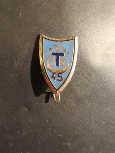 老王徽章第182期 - 法国第45通信团证章