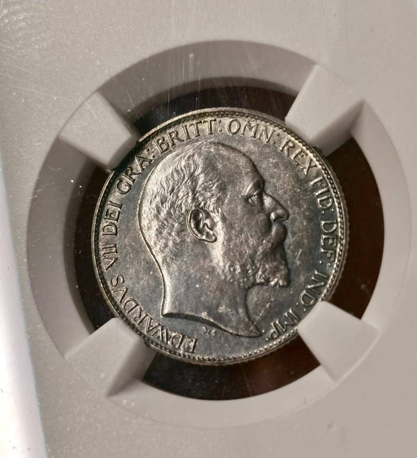 “福币呈祥”新年甄品场（直播拍卖）甄臻铺-世界币章拍卖（第50期），送拍享返佣金等优惠多多 英国爱德华七世银币精致全套 一共九枚 一单送评 编号001-009 包浆精美且一致 一步到位的状态 终生收藏