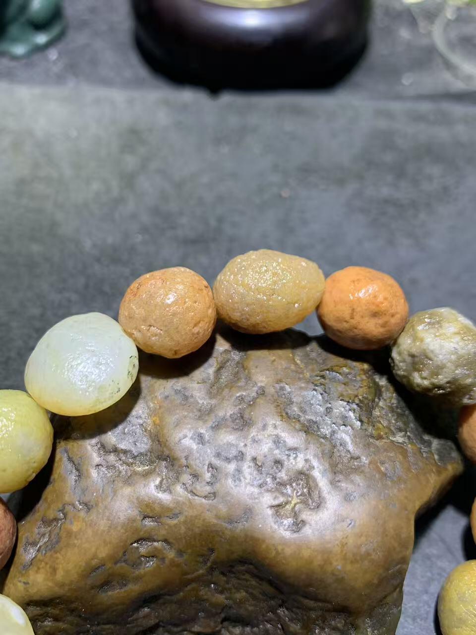 精美阿拉善多宝筋脉石原石手串一条，